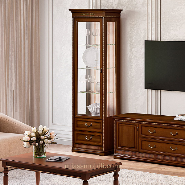 Шкаф 1-дв. для посуды левая