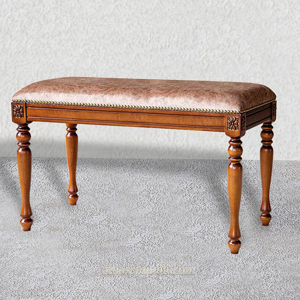 Банкетка мягкая двойная «Луиджи», цвет  прозрачная